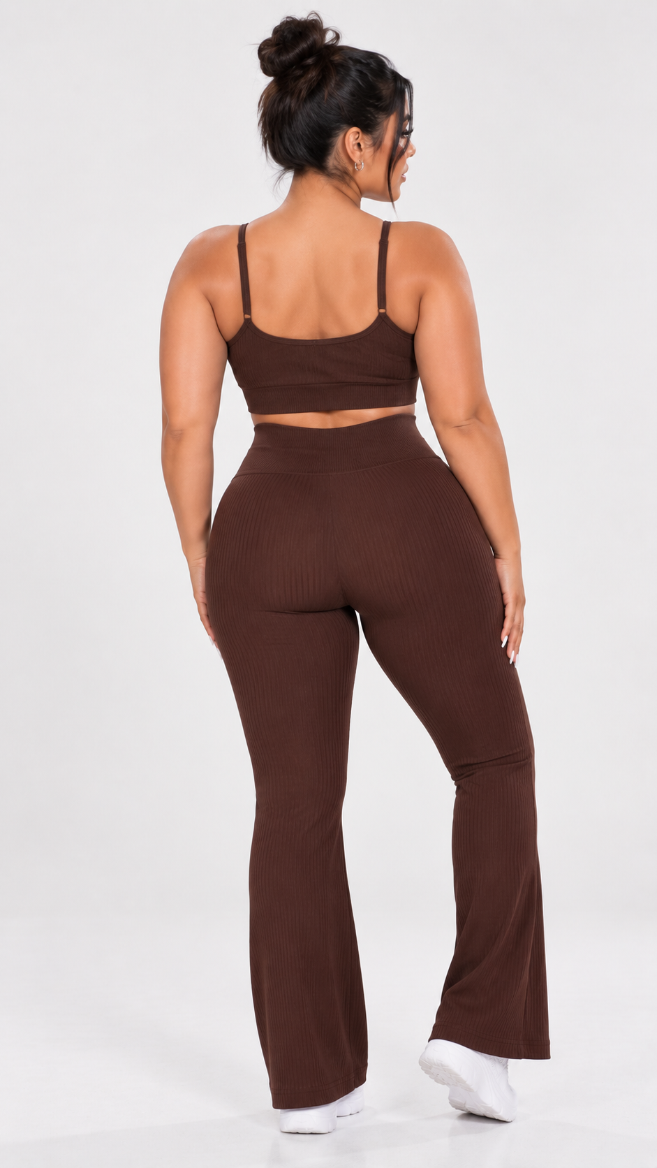 QYLÉ Curve Ribbed Flare Set