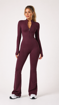 QYLÉ Sculpt Flare Jumpsuit