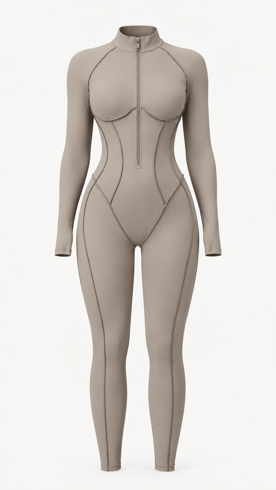 QYLÉ Sculpt Zip Jumpsuit