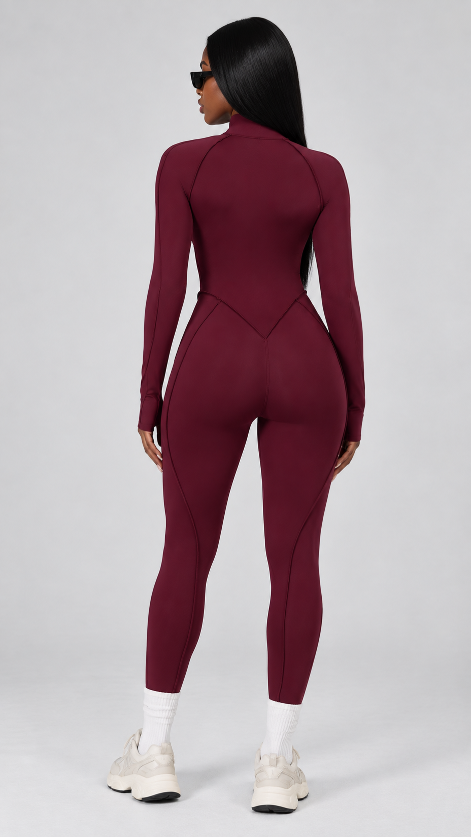 QYLÉ Sculpt Zip Jumpsuit