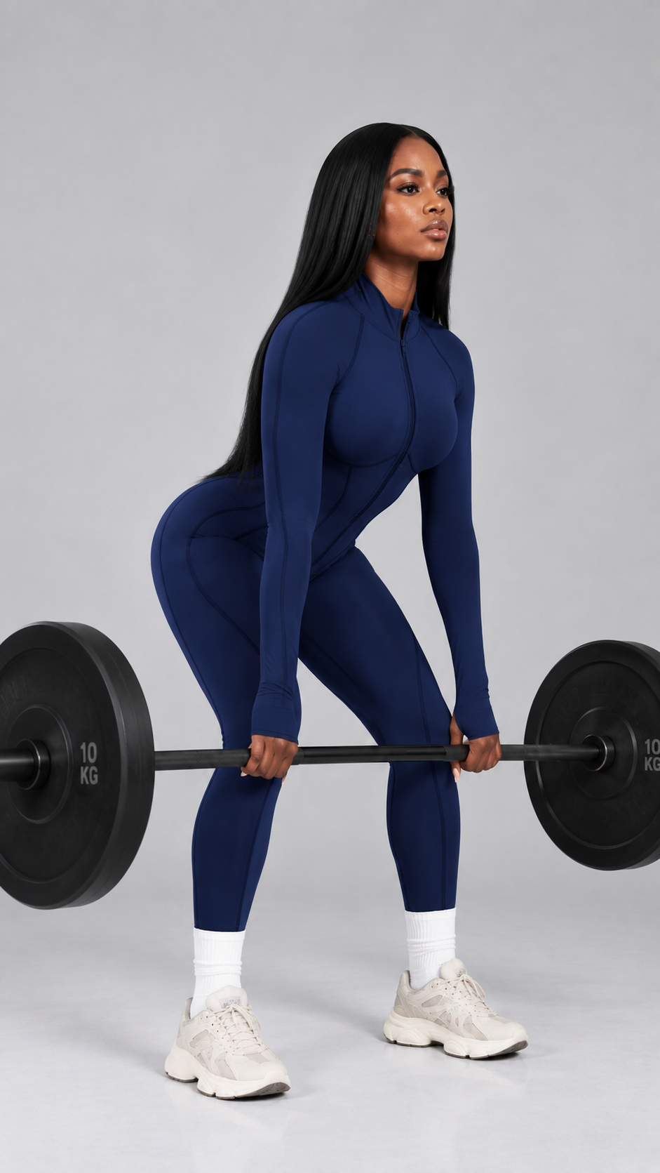 QYLÉ Sculpt Zip Jumpsuit