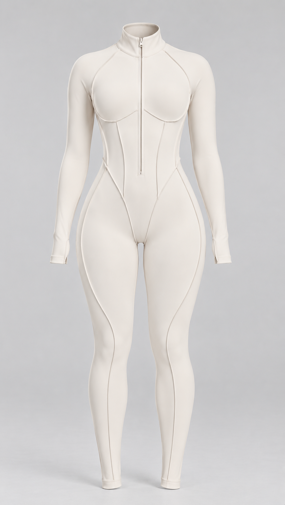 QYLÉ Sculpt Zip Jumpsuit