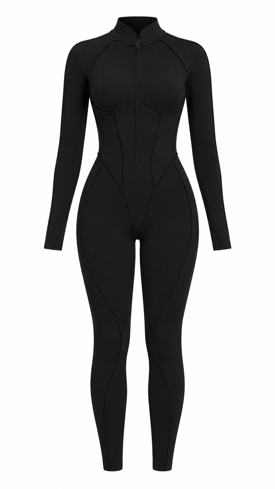 QYLÉ Sculpt Zip Jumpsuit