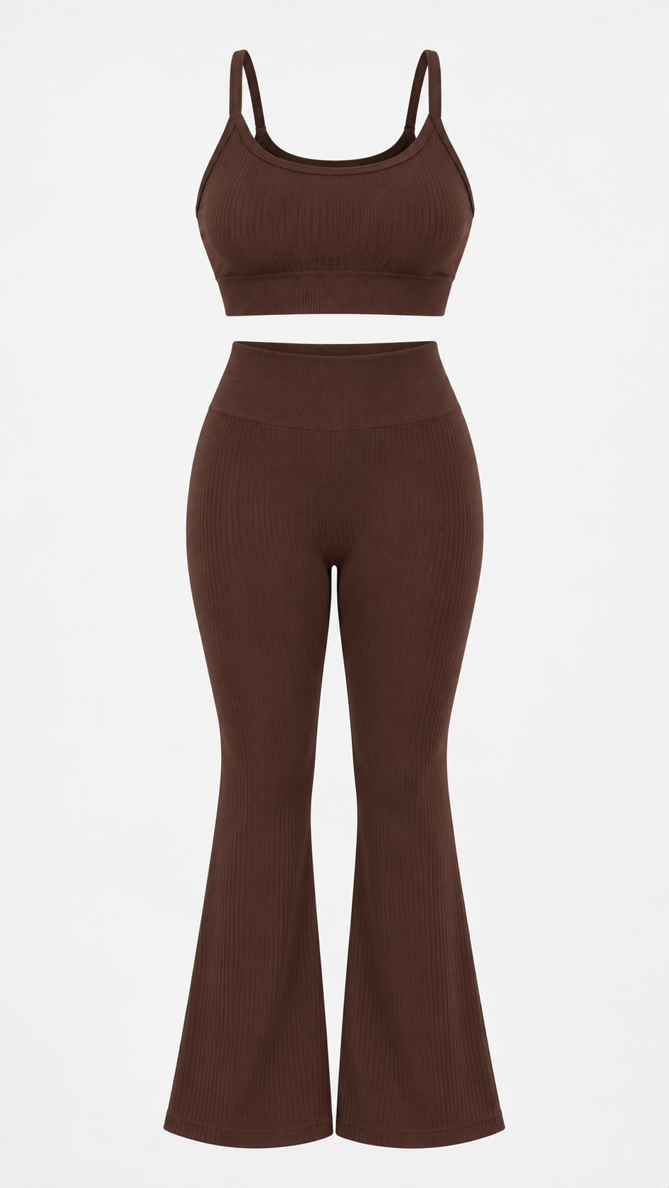 QYLÉ Curve Ribbed Flare Set